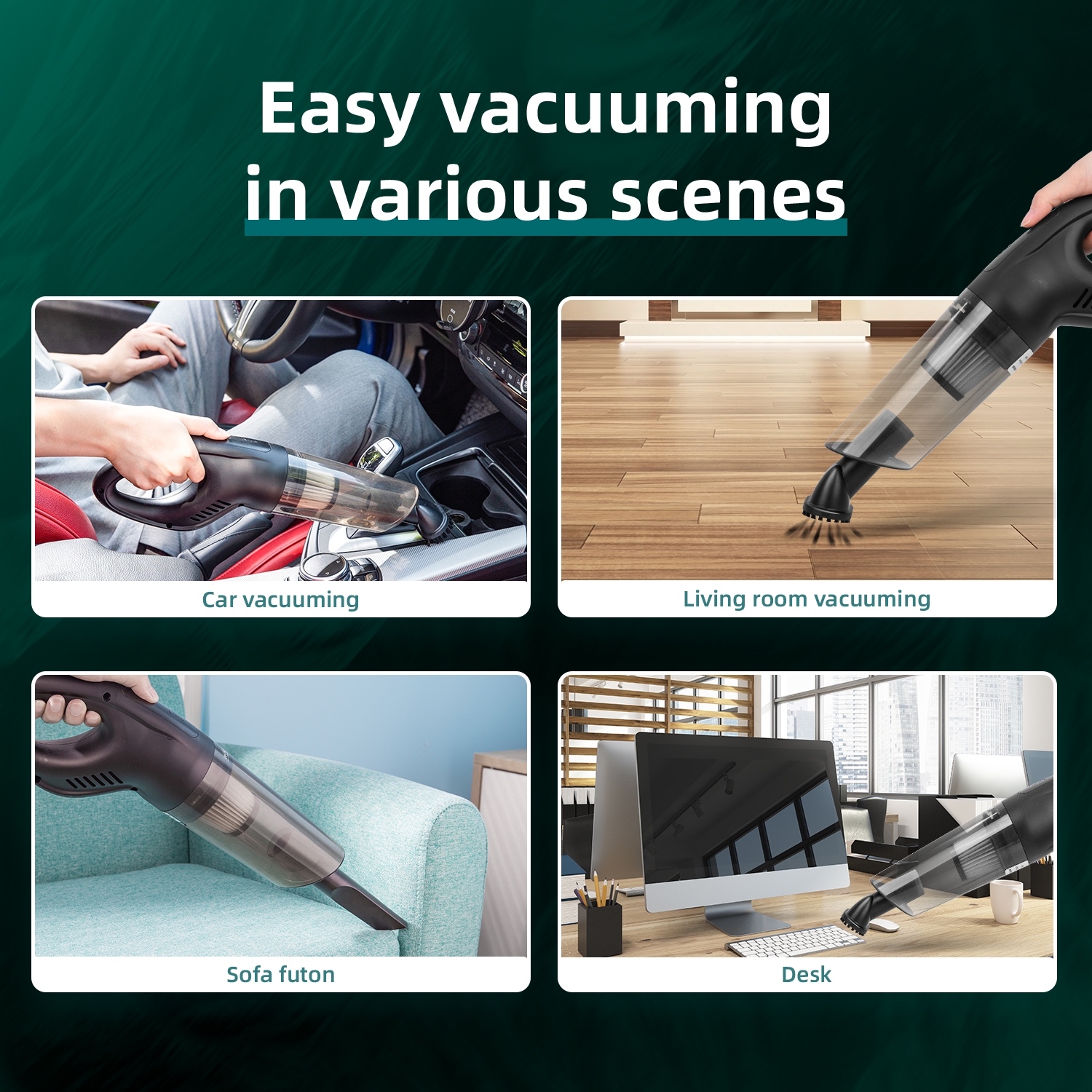 Portable Handheld Vacuum Cleaner - Deli Tools