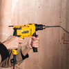 Compact electric drill with light for tires