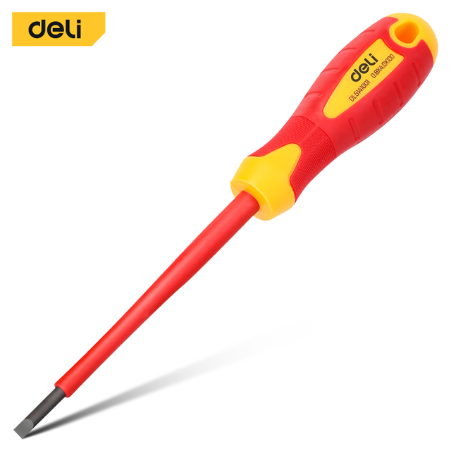 Insulated slotted screwdriver 4.0*100mm