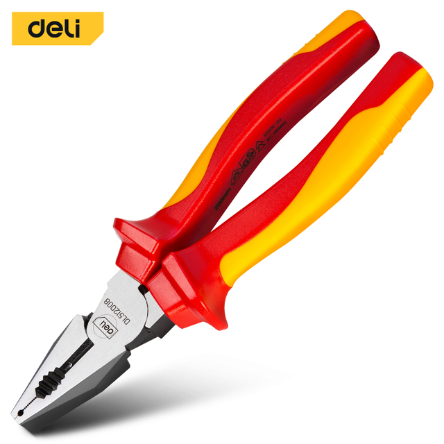 Insulated Labor-saving Combination Pliers 8"