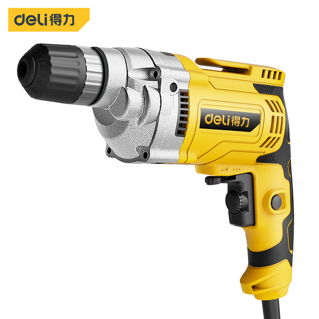 Heavy duty right angle electric drill for concrete